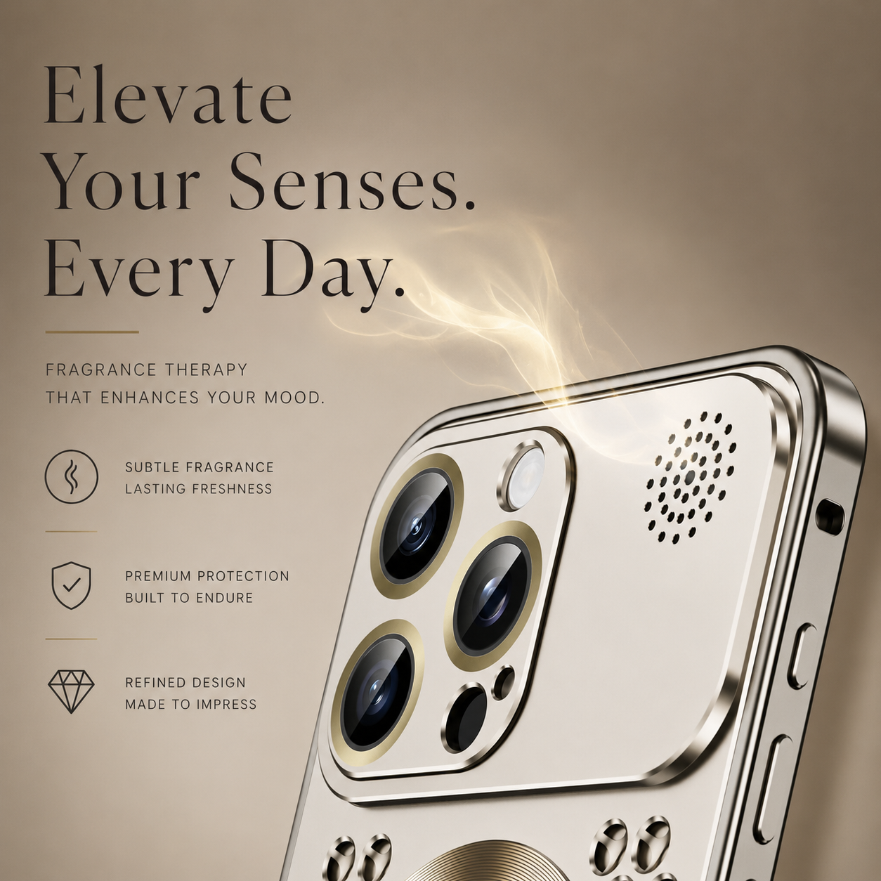 Luxury iPhone Case MagSafe Compatible Aluminum Frame Protective Cover Camera Lens Protection Heat Dissipation Shockproof Electroplated Metal Slim Design
