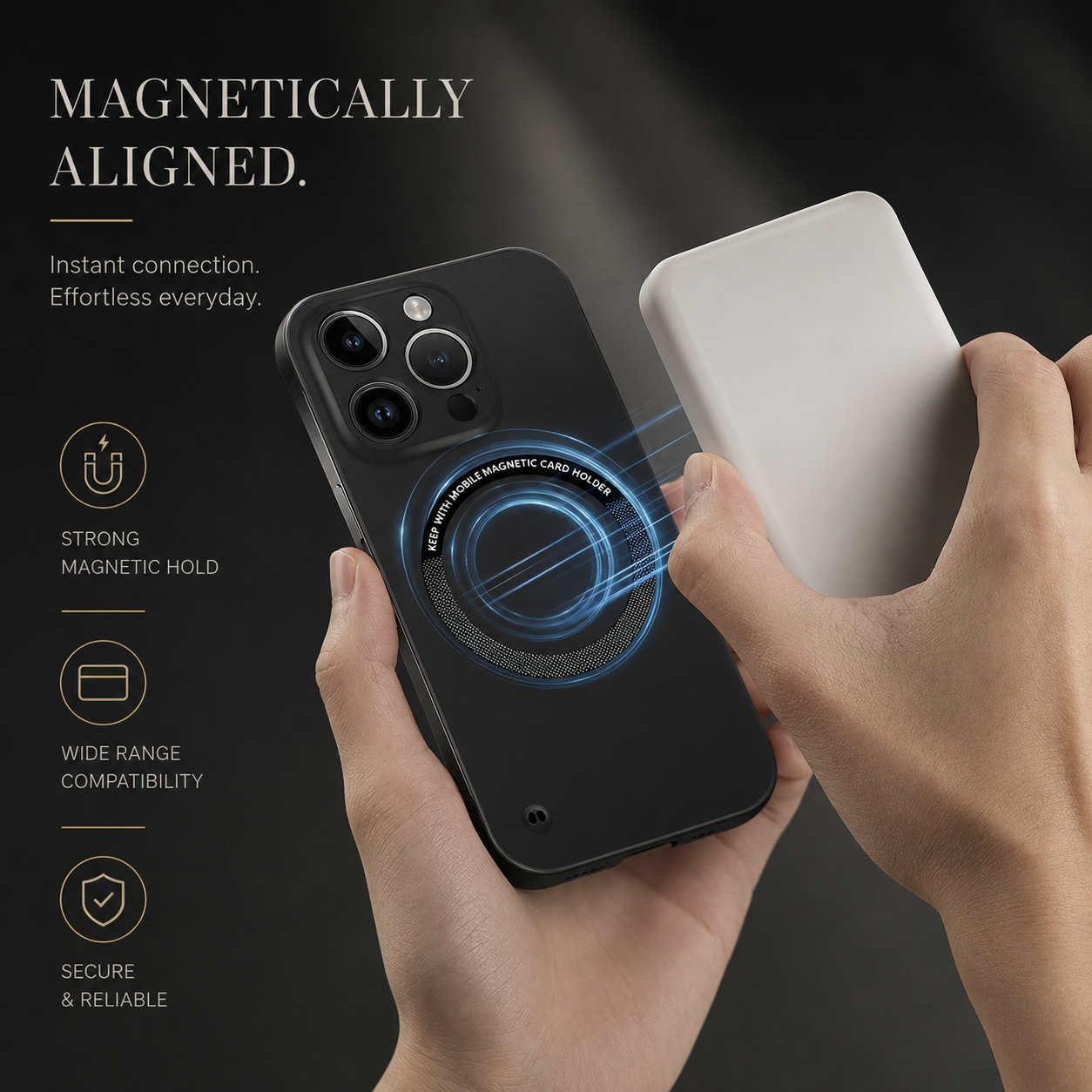 Luxury iPhone Case MagSafe Compatible Genuine Leather Protective Cover Camera Lens Protection Shockproof Magnetic Slim Lightweight Design