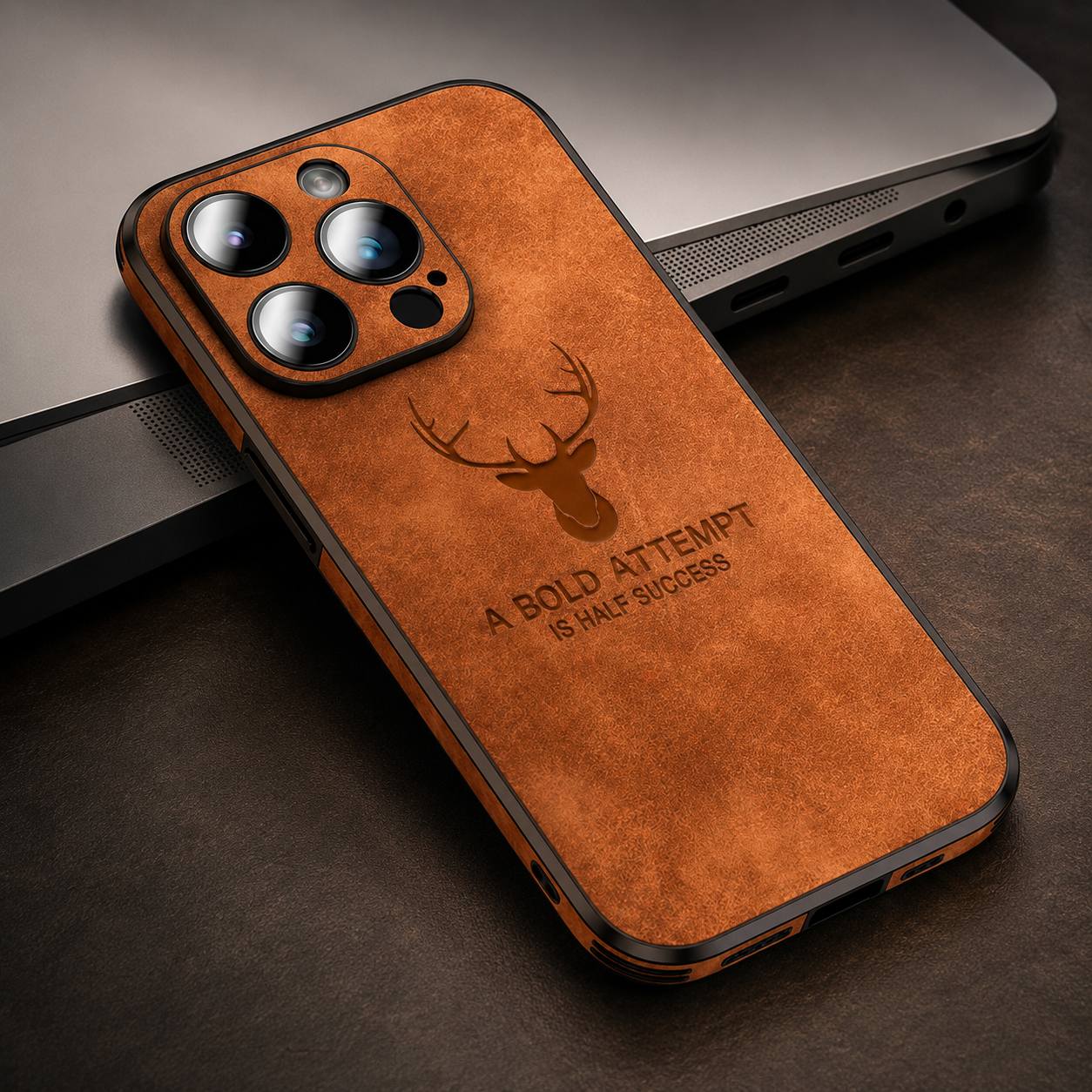 Luxury iPhone Case MagSafe Compatible Genuine Leather Protective Cover Camera Lens Protection Shockproof Vintage Texture Slim Lightweight Design