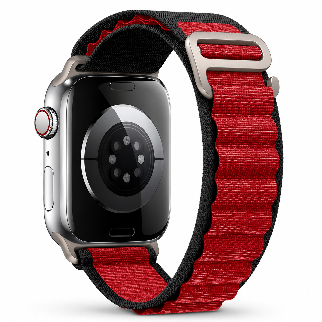 Premium Apple Watch Band Alpine Loop Nylon Strap Adjustable Secure Fit Durable Outdoor Sport Wristband Lightweight Breathable Series Compatible