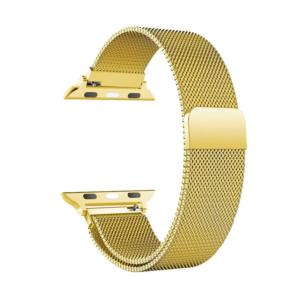 Premium Apple Watch Milanese Loop Band Stainless Steel Mesh Strap Breathable Adjustable Elegant Wristband for Ultra Series Models 38mm 40mm 41mm 42mm 44mm 45mm 49mm