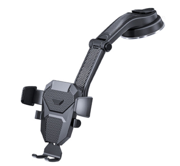 Premium Car Phone Mount Suction Cup 360 Rotation Dashboard Windshield Holder Secure Grip Adjustable Phone Stand Navigation Compatible Universal