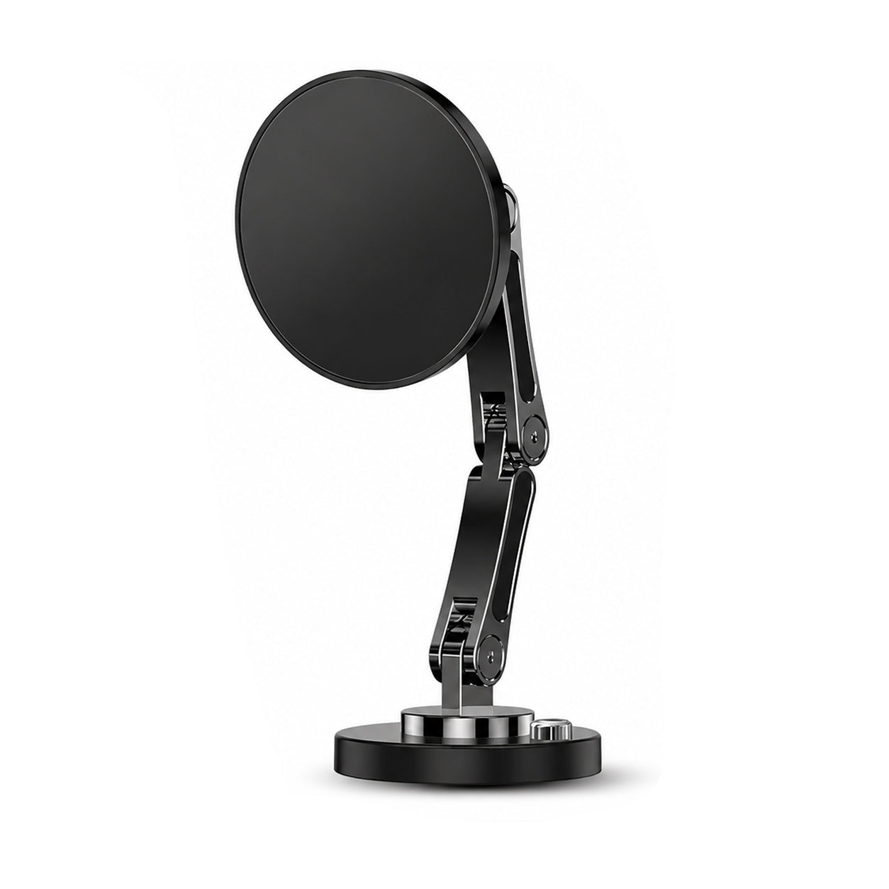 Premium Magnetic Car Charger Stand 15W Wireless Charging Mount 360 Rotation Foldable Metal Holder Fast Power Delivery Secure Dashboard Design