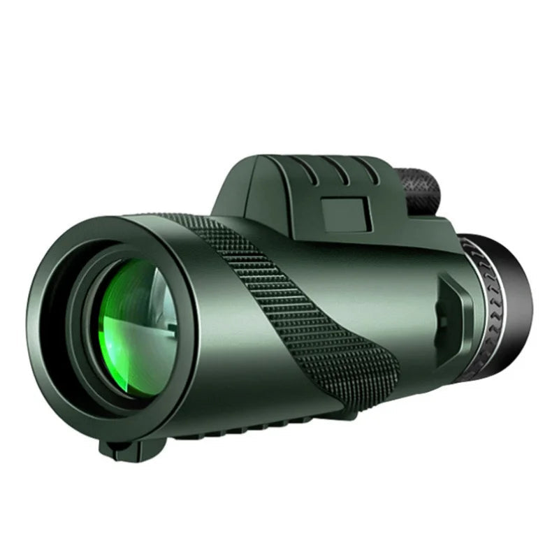 Premium Monocular Telescope HD Zoom Portable Folding Long Range Viewing Smartphone Compatible Compact Travel Scope Outdoor Observation Device