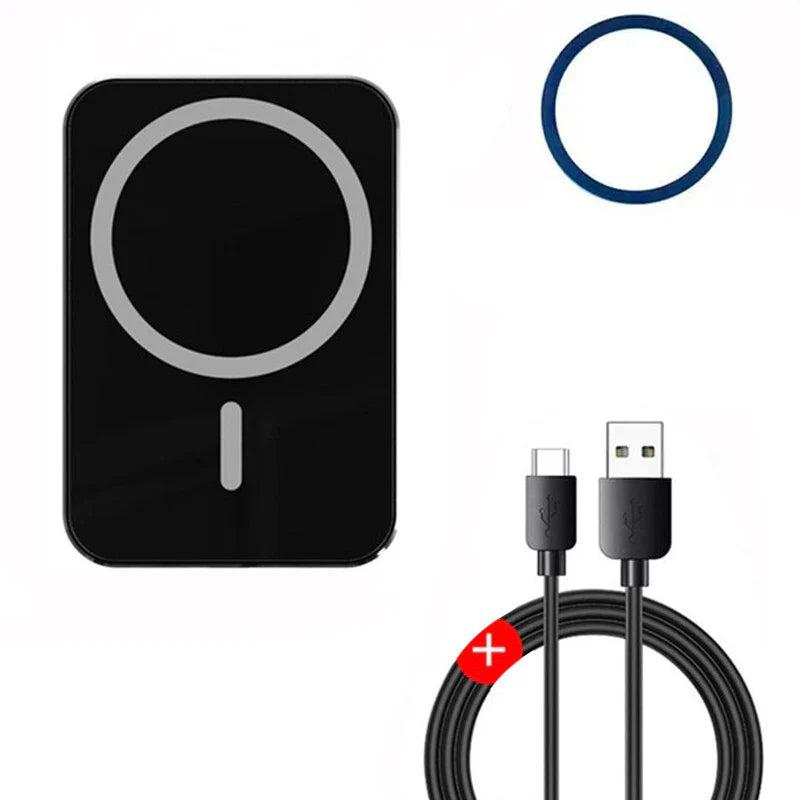 Premium Wireless Car Charger MagSafe Compatible 30W Fast Charging Magnetic Vent Mount Phone Holder Auto Clamp Secure Grip Hands Free Driving Design