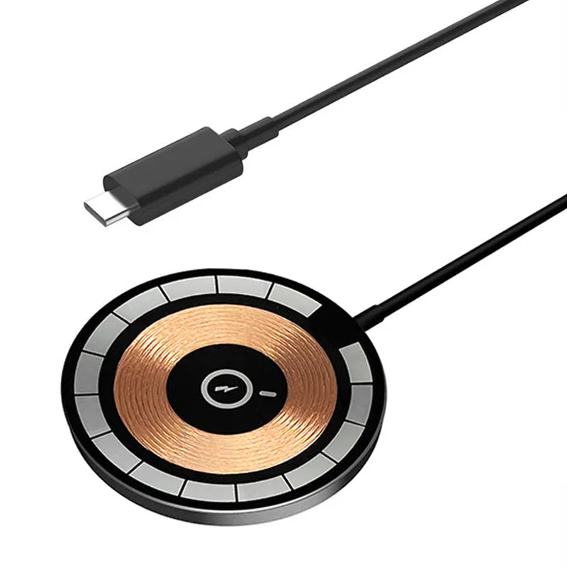 Premium Wireless Charger MagSafe Compatible 30W Fast Charging Magnetic Stand USB C PD Power Delivery Dock Stable Alignment Desktop Mount Design