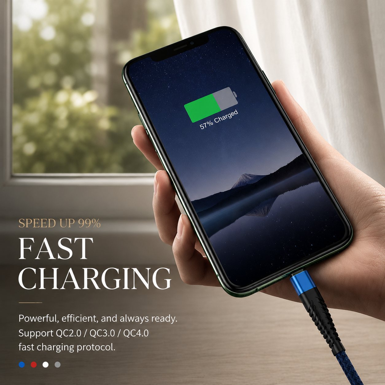 Premium Wireless Charger MagSafe Compatible 30W Fast Charging Pad USB-C Qi Enabled Magnetic Alignment Slim Portable Charging Dock Stand Design