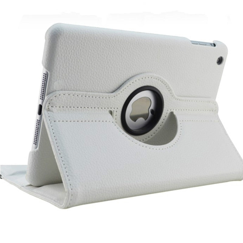 Premium iPad Case 360 Rotating Stand PU Leather Smart Cover Multi Angle Viewing Protective Tablet Case Adjustable Stand Lightweight Durable Design
