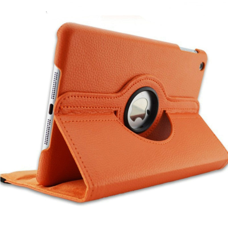 Premium iPad Case 360 Rotating Stand PU Leather Smart Cover Multi Angle Viewing Protective Tablet Case Adjustable Stand Lightweight Durable Design