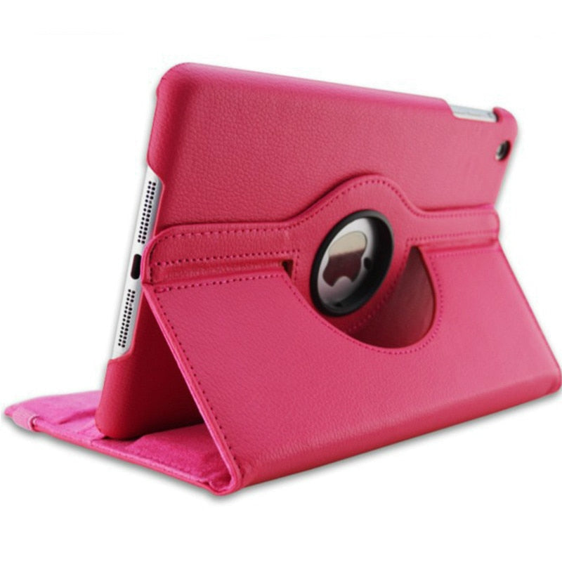 Premium iPad Case 360 Rotating Stand PU Leather Smart Cover Multi Angle Viewing Protective Tablet Case Adjustable Stand Lightweight Durable Design