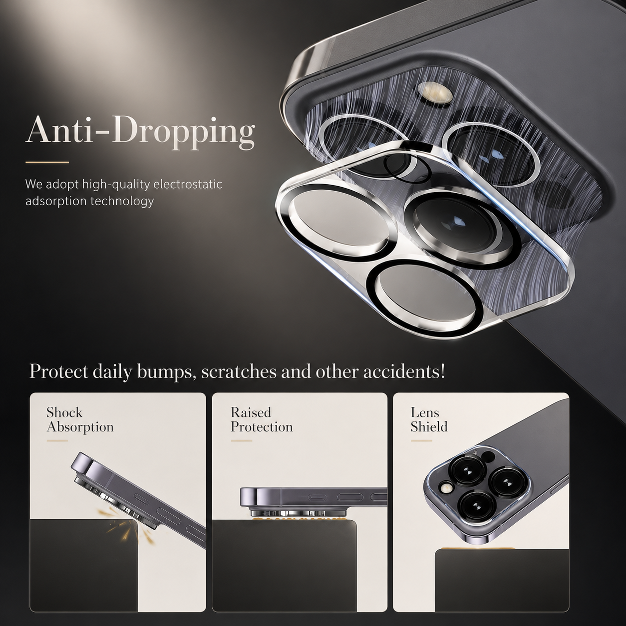 Premium iPhone Camera Lens Protector 9H Tempered Glass Ultra Clear Cover Scratch Resistant Drop Protection Precision Fit Guard Shield Armor Defense
