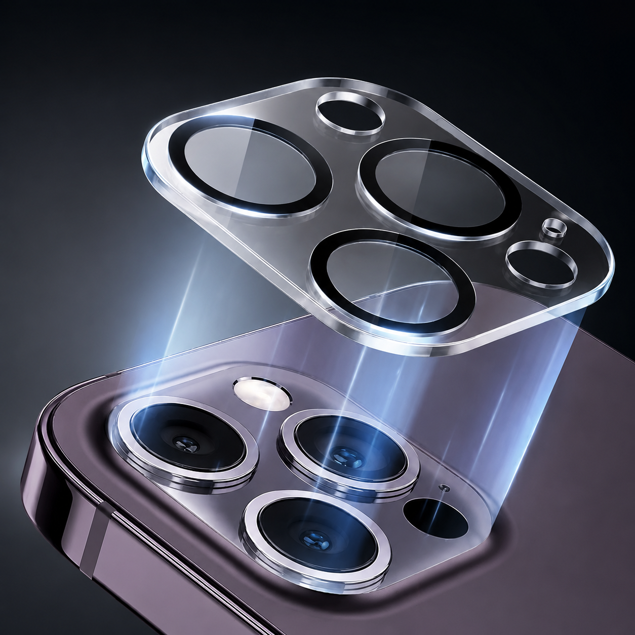 Premium iPhone Camera Lens Protector 9H Tempered Glass Ultra Clear Cover Scratch Resistant Drop Protection Precision Fit Guard Shield Armor Defense