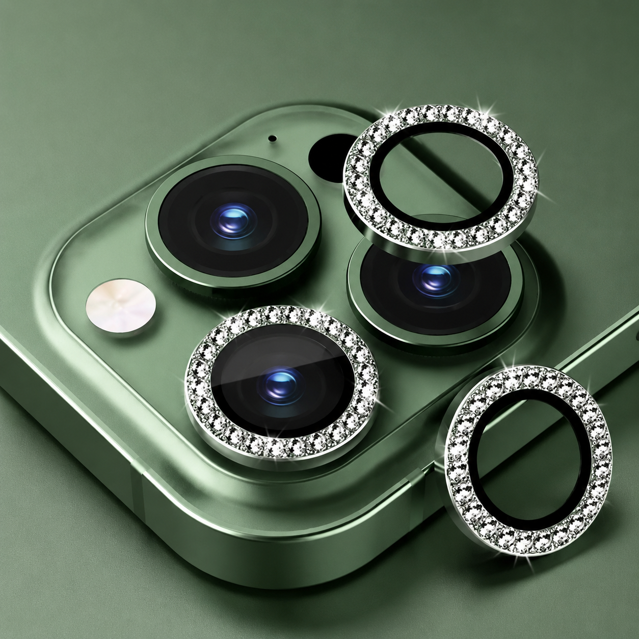 Premium iPhone Camera Lens Protector Metal Ring Tempered Glass Cover Scratch Resistant Shockproof Anti Dust Precision Fit Clarity Guard Protective