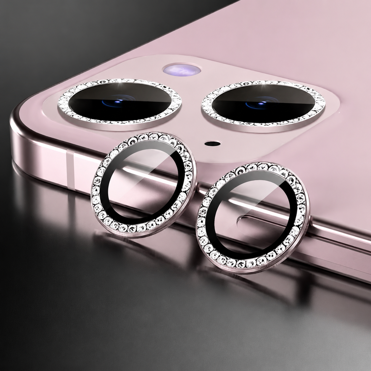 Premium iPhone Camera Lens Protector Metal Ring Tempered Glass Cover Scratch Resistant Shockproof Anti Dust Precision Fit Clarity Guard Protective
