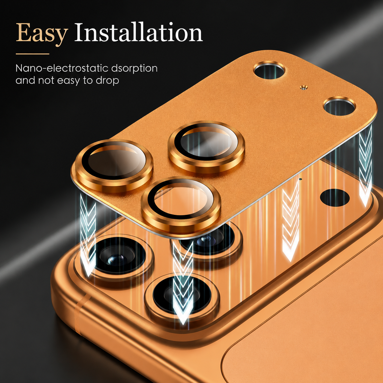 Premium iPhone Camera Lens Protector Military Grade Alloy Ring Tempered Glass Cover Shatterproof Scratch Resistant Shockproof Precision Fit Guard