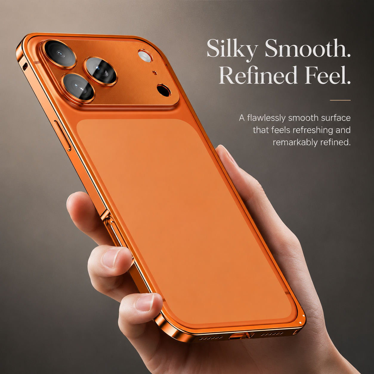 Premium iPhone Case Aluminum Alloy Frame with Camera Lens Protection, Heat Dissipation Design, Shock Resistant Metal Construction, Everyday Protection