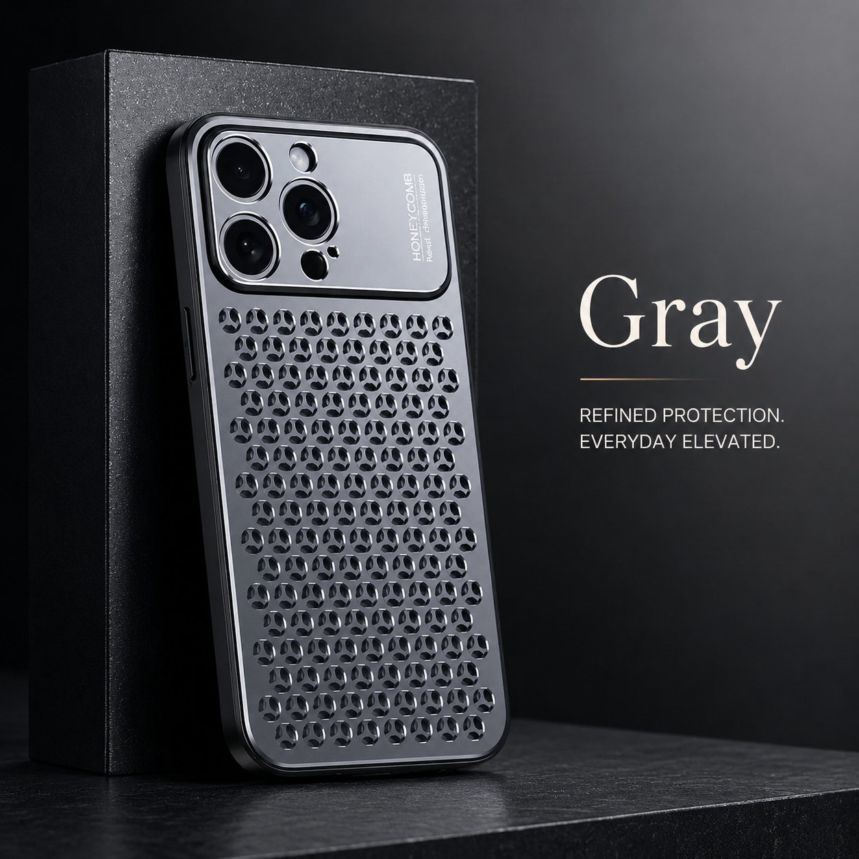 Premium iPhone Case Aluminum Alloy Protective Cover Breathable Metal Design Anti Fingerprint Finish Scratch Resistant Heat Dissipation Lightweight Frame