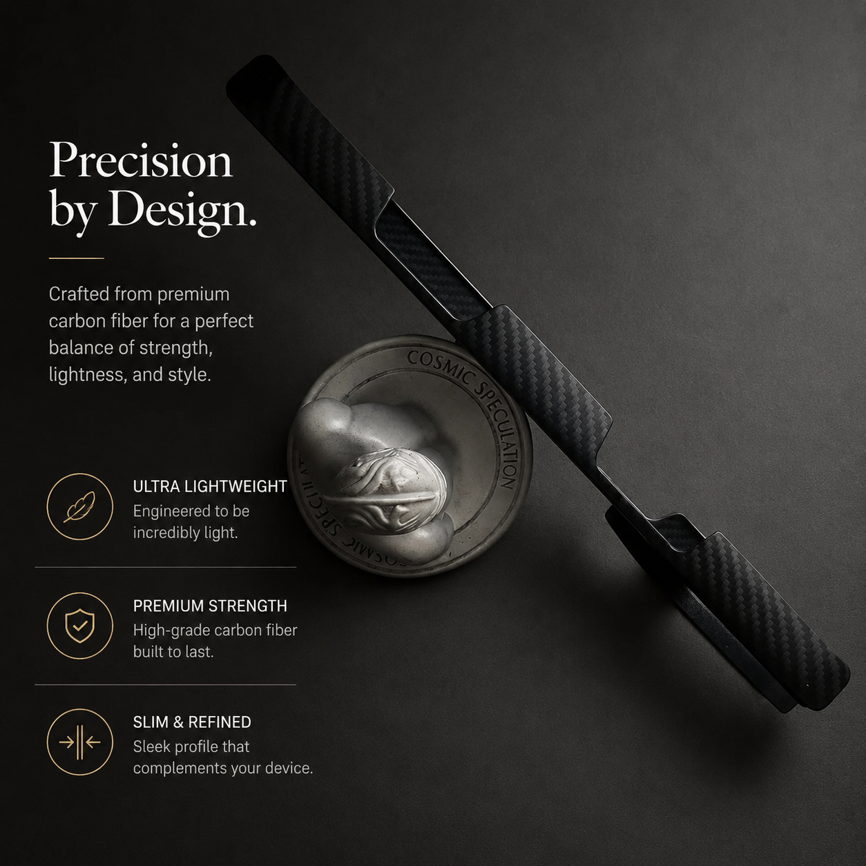 Premium iPhone Case Aramid Carbon Fiber MagSafe Design with Camera Lens Protection, Ultra Thin Lightweight Scratch Resistant Durable Build Everyday Use
