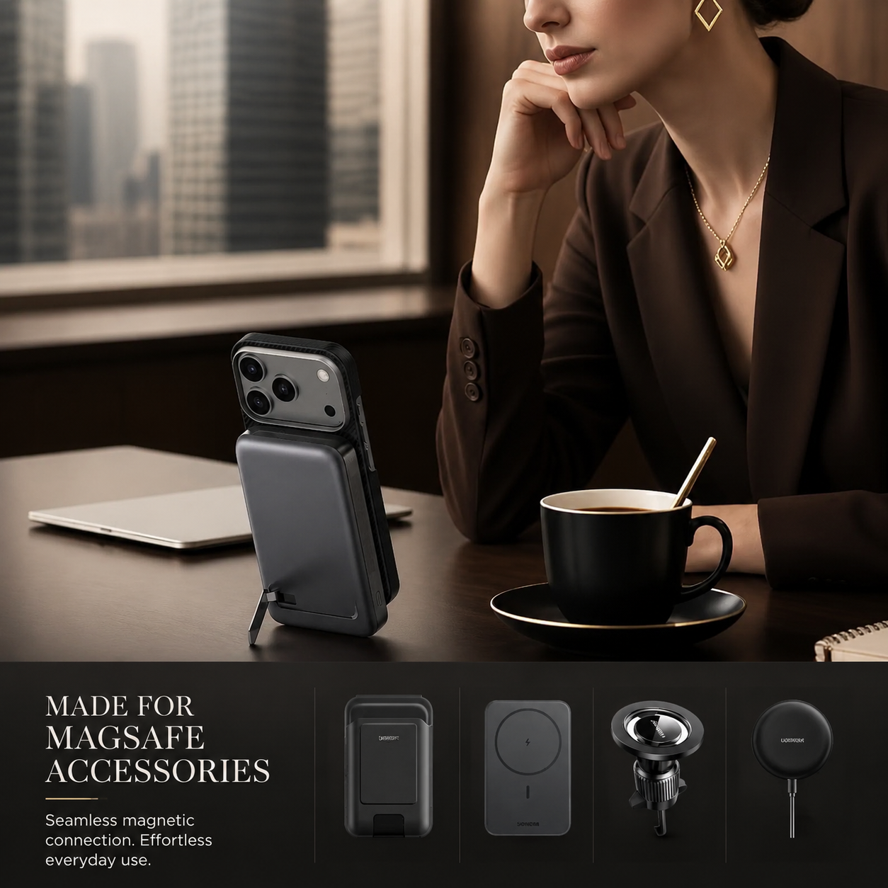 Premium iPhone Case Aramid Fiber Cover Shockproof Anti Fingerprint Non Slip Grip Slim Lightweight Durable Protective Case Matte Black Design