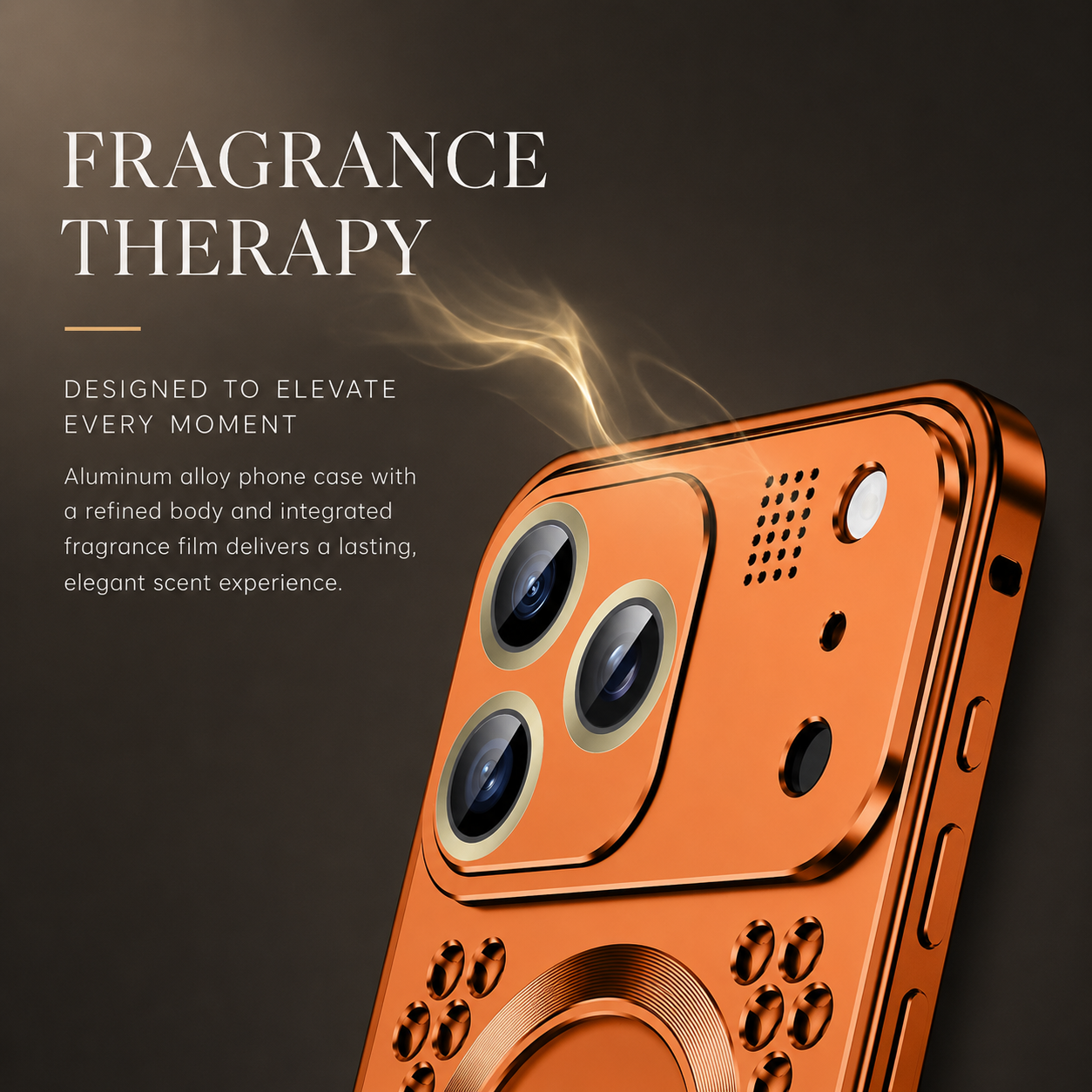 Premium iPhone Case Camera Lens Protection Aluminum Alloy Magnetic Cover Heat Dissipation Metal Frame Anti Fall Shockproof Wireless Charging Design