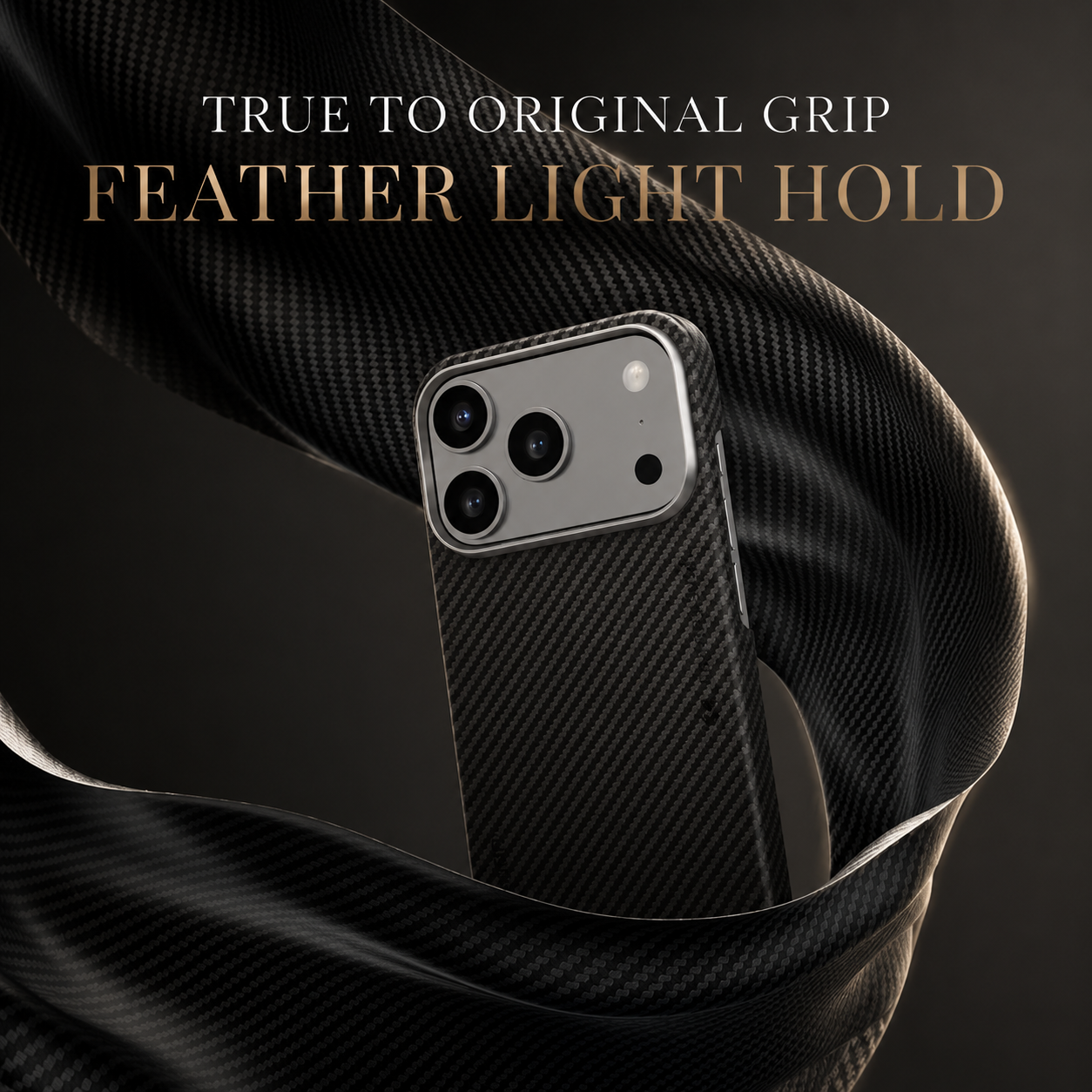 Premium iPhone Case Camera Lens Protection Aramid Fiber Cover Shockproof Slim Hard Protective Design Anti Fingerprint Matte Finish Lightweight Build