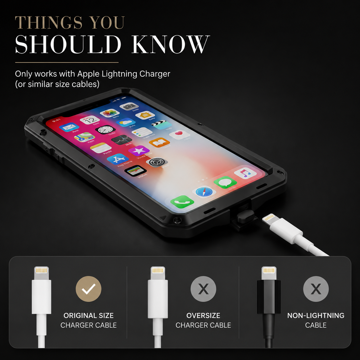 Premium iPhone Case Camera Lens Protection Shockproof Cover Aluminum Metal Armor Bumper Anti Fingerprint Non Slip Dustproof Full Coverage Design
