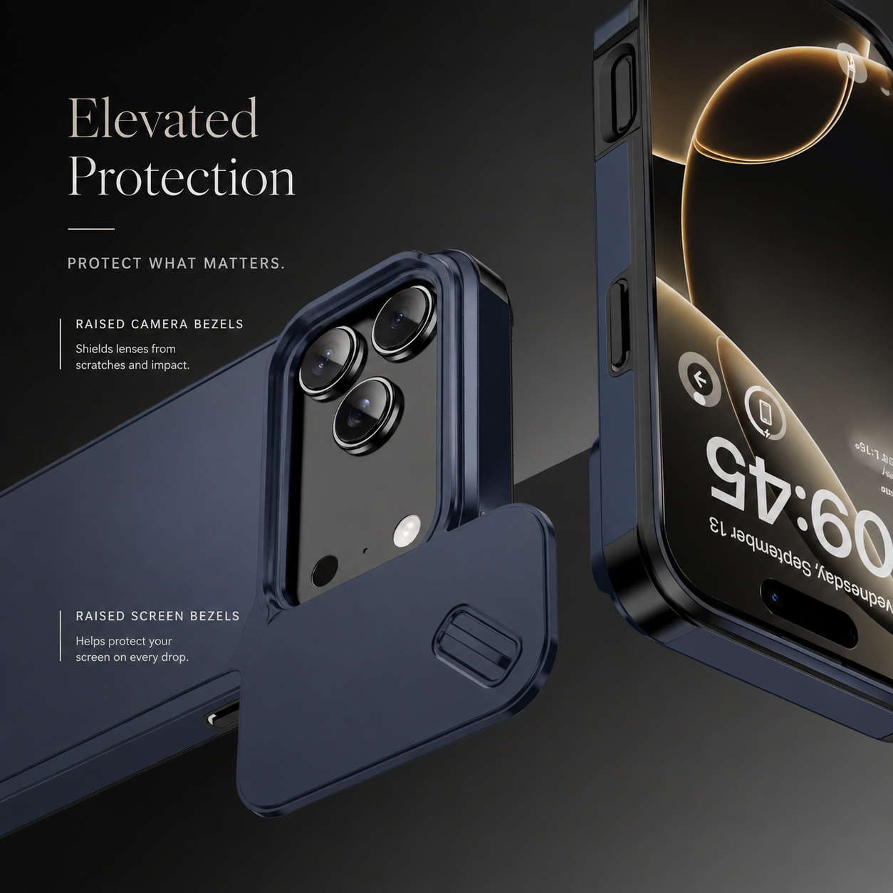 Premium iPhone Case Camera Lens Protection Shockproof Cover Slide Camera Guard PC TPU Anti Collision Protective Full Coverage Durable Design