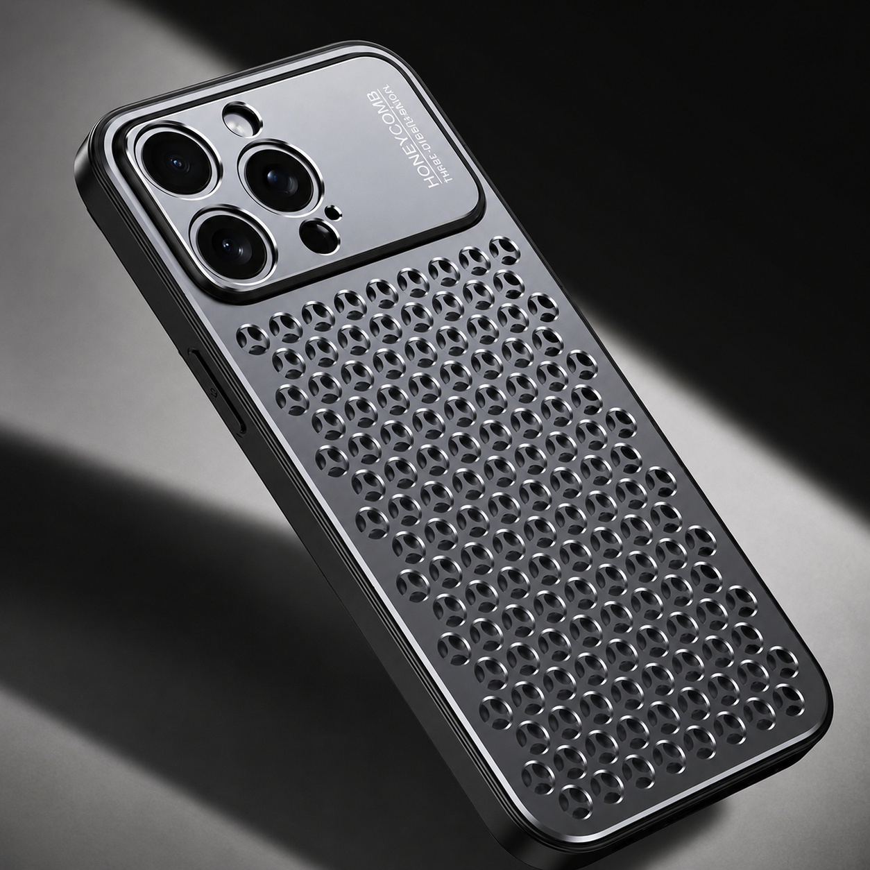 Premium iPhone Case Camera Lens Protection Shockproof Protective Cover Aluminum Alloy Frame Anti Fingerprint Scratch Resistant Breathable Back Design