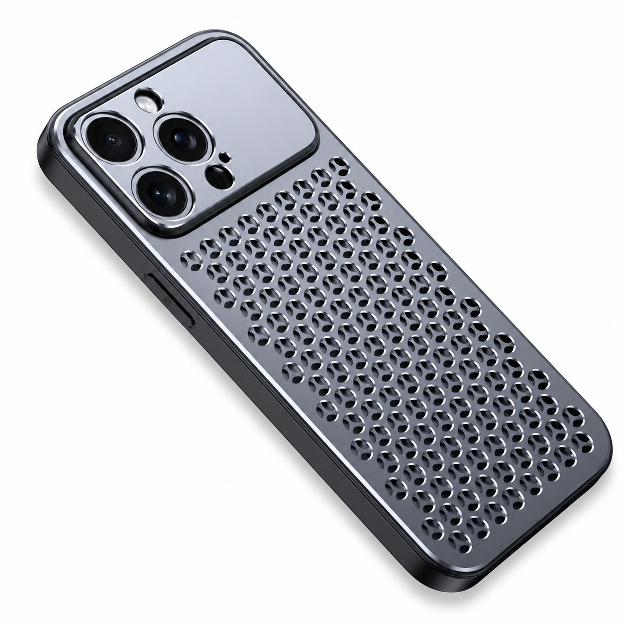 Premium iPhone Case Camera Lens Protection Shockproof Protective Cover Aluminum Alloy Frame Anti Fingerprint Scratch Resistant Breathable Back Design