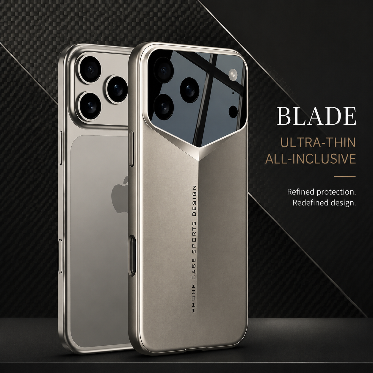 Premium iPhone Case Camera Lens Protection Shockproof Protective Cover Anti Fingerprint Full Coverage Hard PC Slim Matte Design