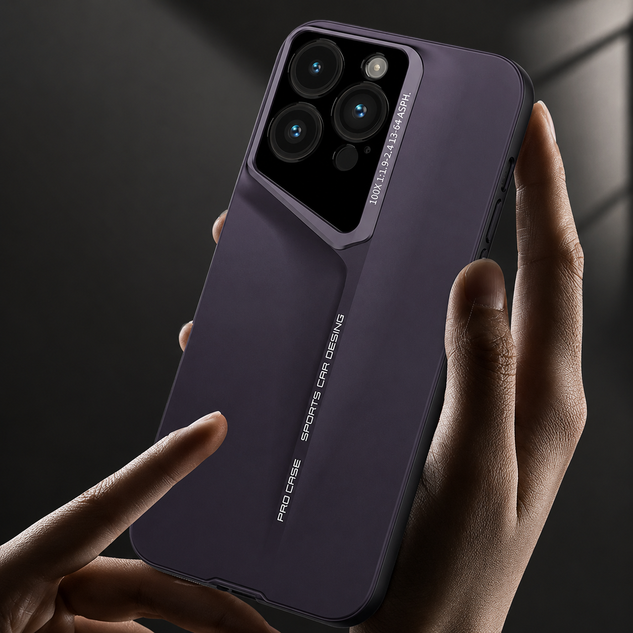 Premium iPhone Case Camera Lens Protection Shockproof Protective Cover Ultra Thin Hard PC Anti Fingerprint Anti Scratch Matte Design