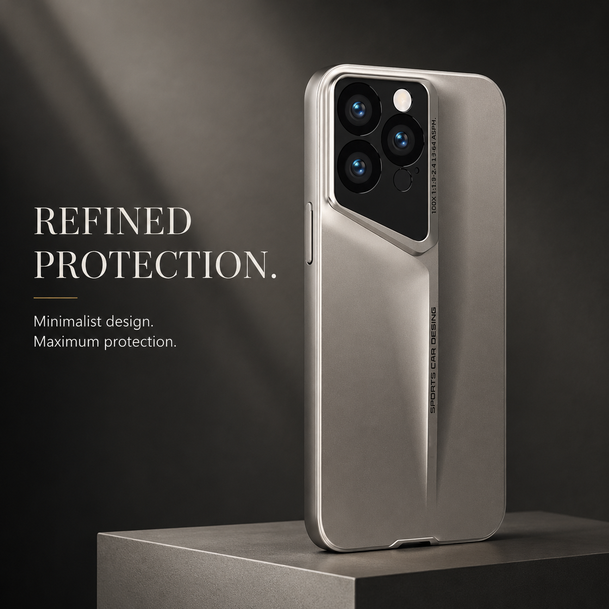 Premium iPhone Case Camera Lens Protection Shockproof Protective Cover Ultra Thin Titanium Style Anti Fingerprint Non Slip Design