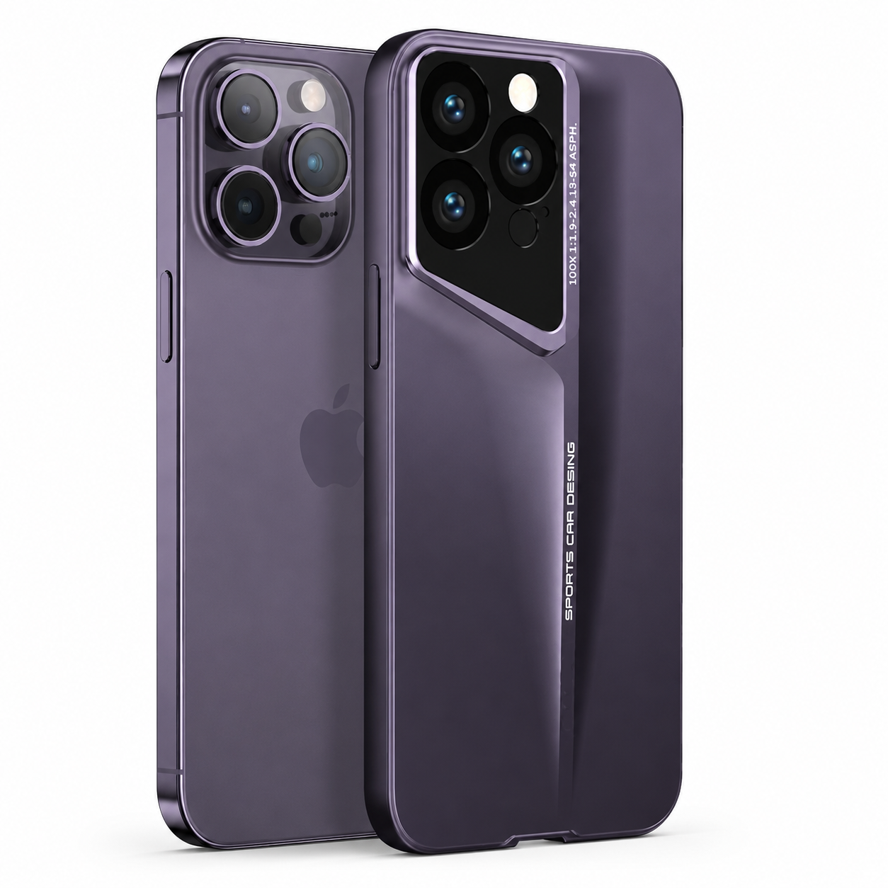 Premium iPhone Case Camera Lens Protection Shockproof Protective Cover Ultra Thin Titanium Style Anti Fingerprint Non Slip Design