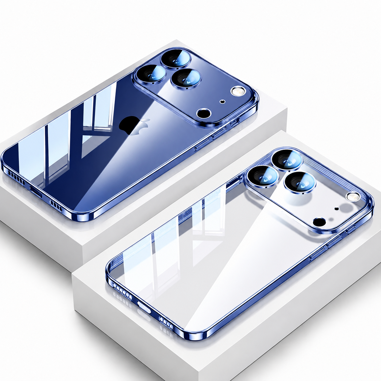 Premium iPhone Case Camera Lens Protection Shockproof Protective Cover Ultra Thin Transparent TPU Anti Fingerprint Scratch Resistant Design