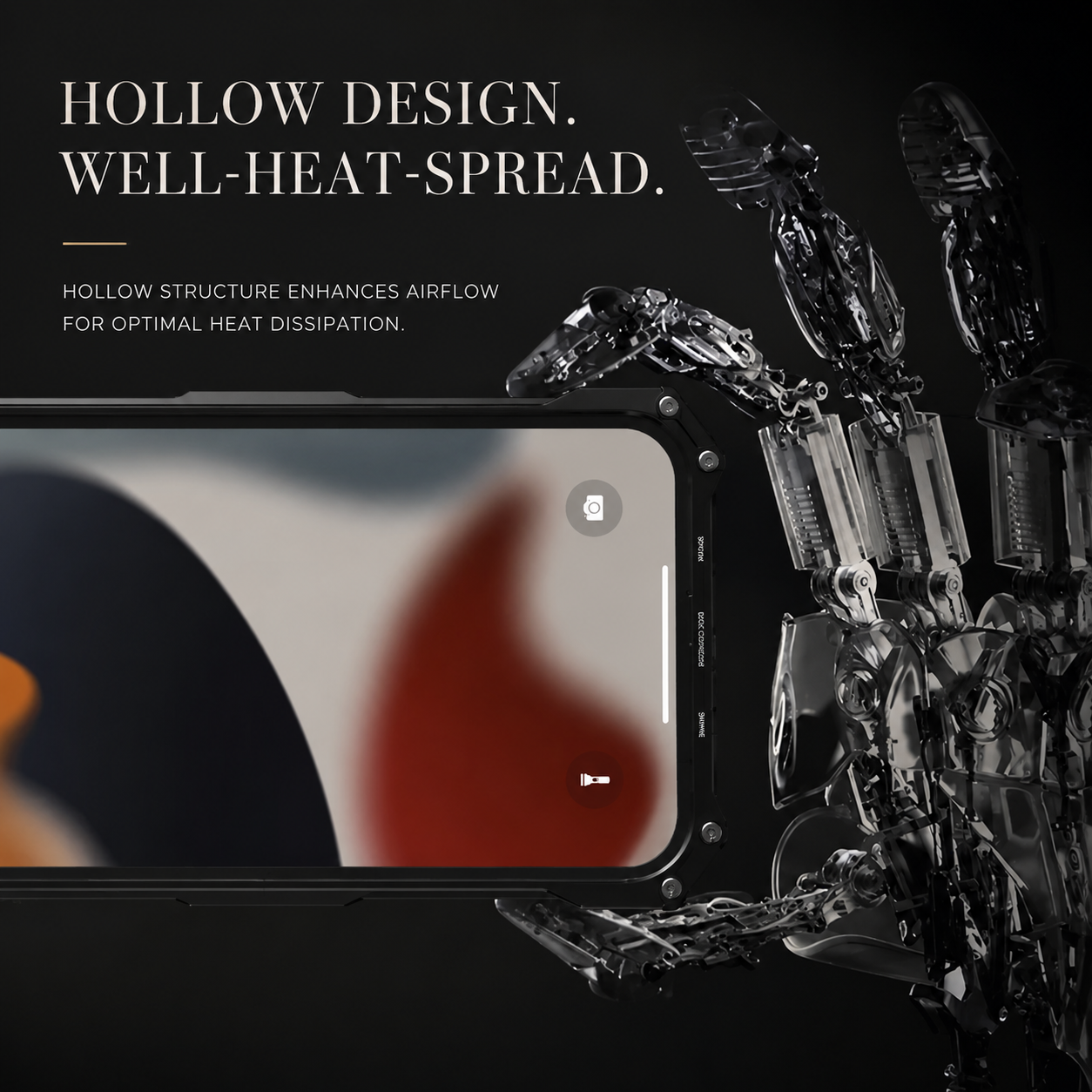 Premium iPhone Case Camera Lens Protection with Aluminum Alloy Armor Construction, Shockproof Design, Anti Scratch Surface, Matte Non Slip Finish
