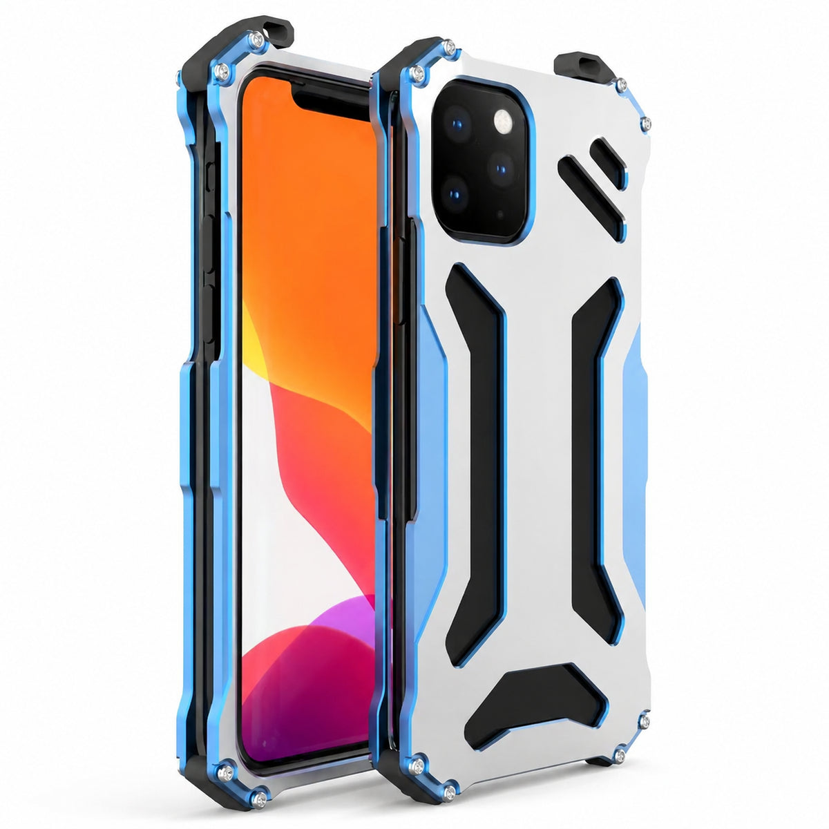 Premium iPhone Case Camera Lens Protection with Aluminum Metal Construction, Shockproof Design, Anti Scratch Surface, Anti Fingerprint Non Slip Finish