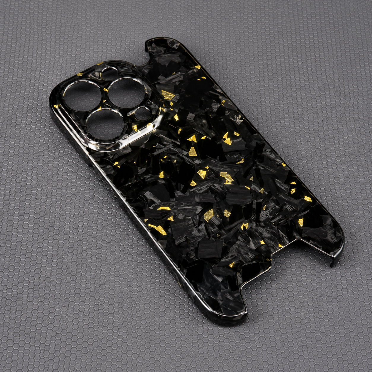 Premium iPhone Case Carbon Fiber Aramid Cover Shockproof Anti Fingerprint Non Slip Grip Ultra Thin Lightweight Durable Protective Case Glossy Design