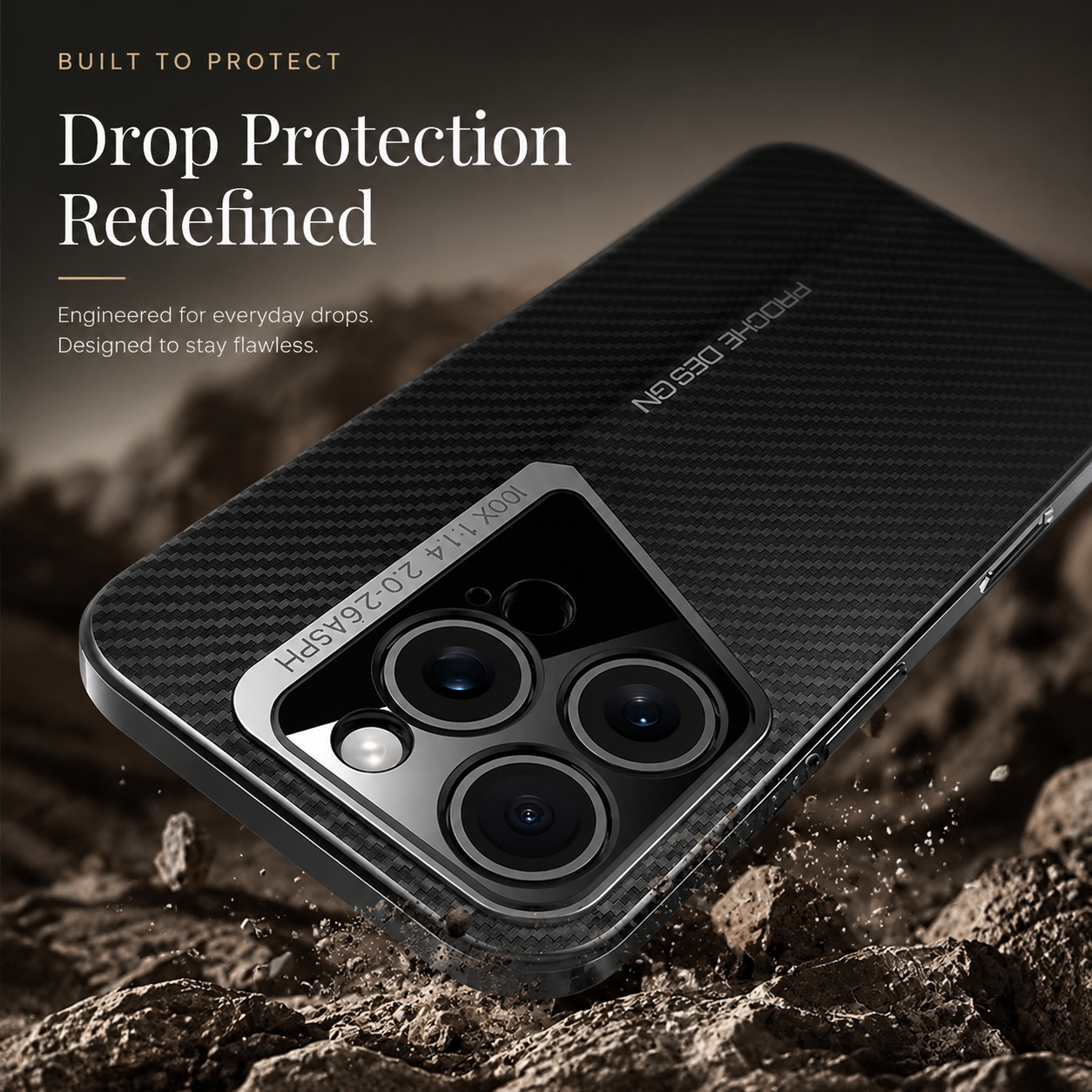 Premium iPhone Case Carbon Fiber Fighter-Style Electroplated Cover with Magnetic Shockproof Design, Anti-Fingerprint Non-Slip Full-Coverage Protection