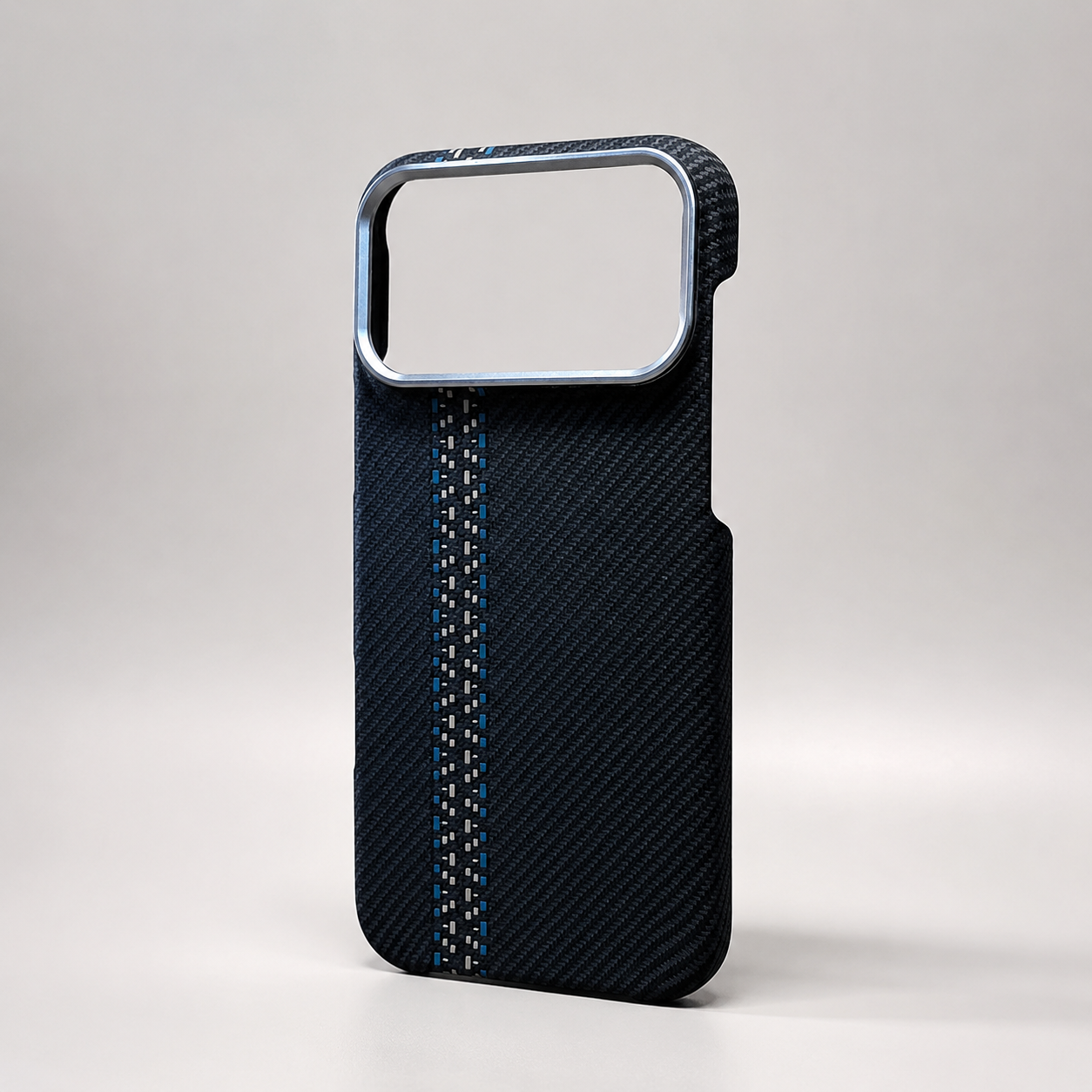 Premium iPhone Case Carbon Fiber Texture Magnetic Cover MagSafe Compatible Shock Absorbing PC TPU Hybrid Protective Case Slim Lightweight Design