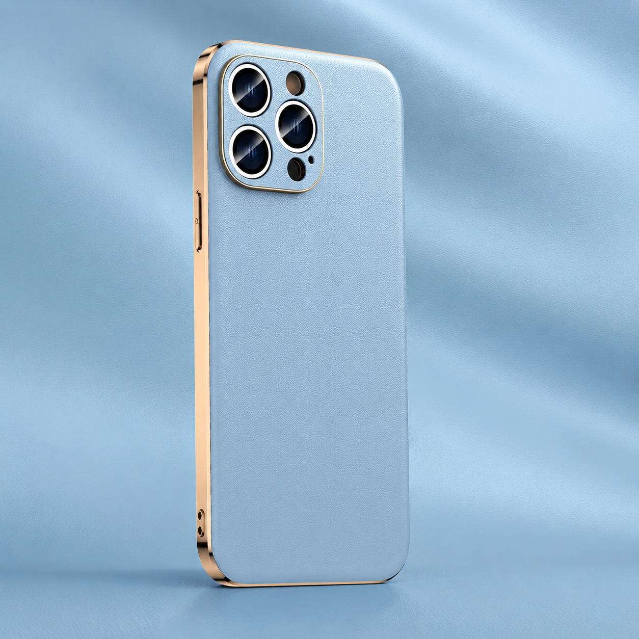 Premium iPhone Case Genuine Cowhide Leather Protective Cover Plating Frame Full Camera Lens Guard Shockproof TPU Edge Scratch Resistant Texture
