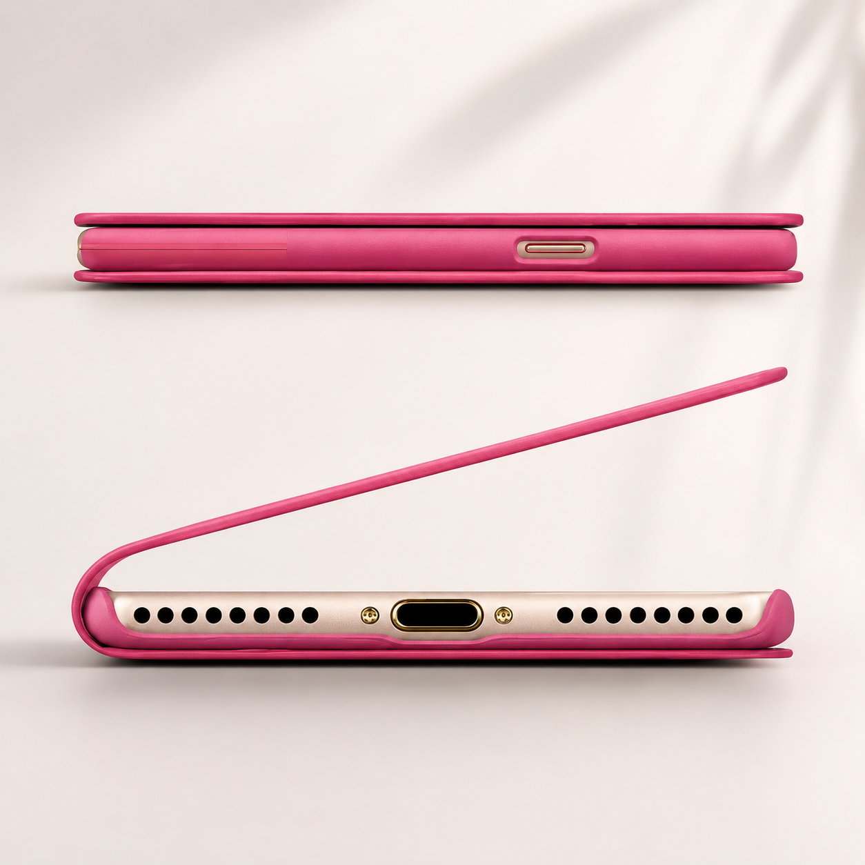 Premium iPhone Case Genuine Leather Flip Cover Card Holder Protective Case Camera Lens Protection Shockproof Ultra Slim Anti Fingerprint Everyday Design