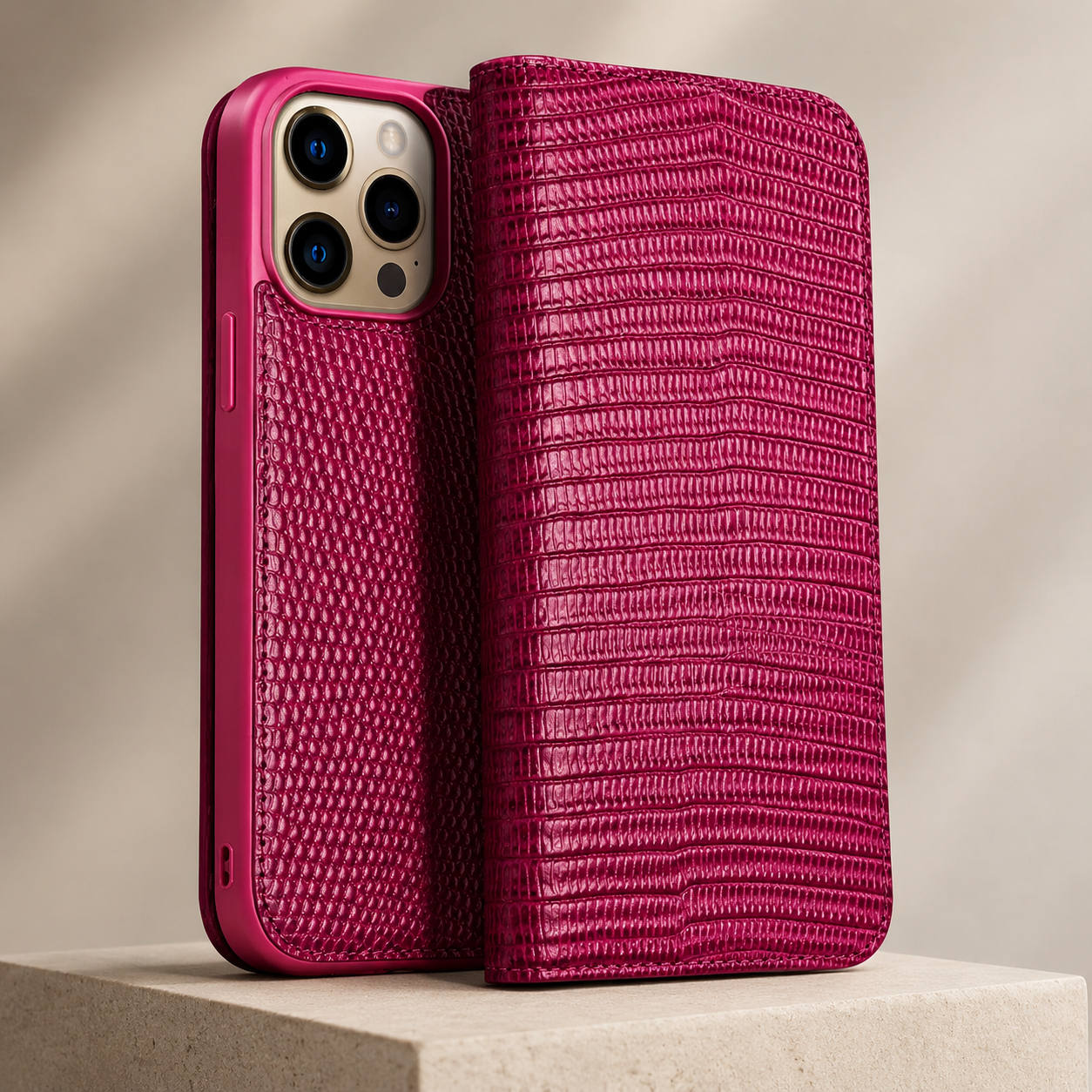 Premium iPhone Case Genuine Leather Flip Cover Card Holder Protective Case Camera Lens Protection Shockproof Ultra Slim Anti Fingerprint Everyday Design