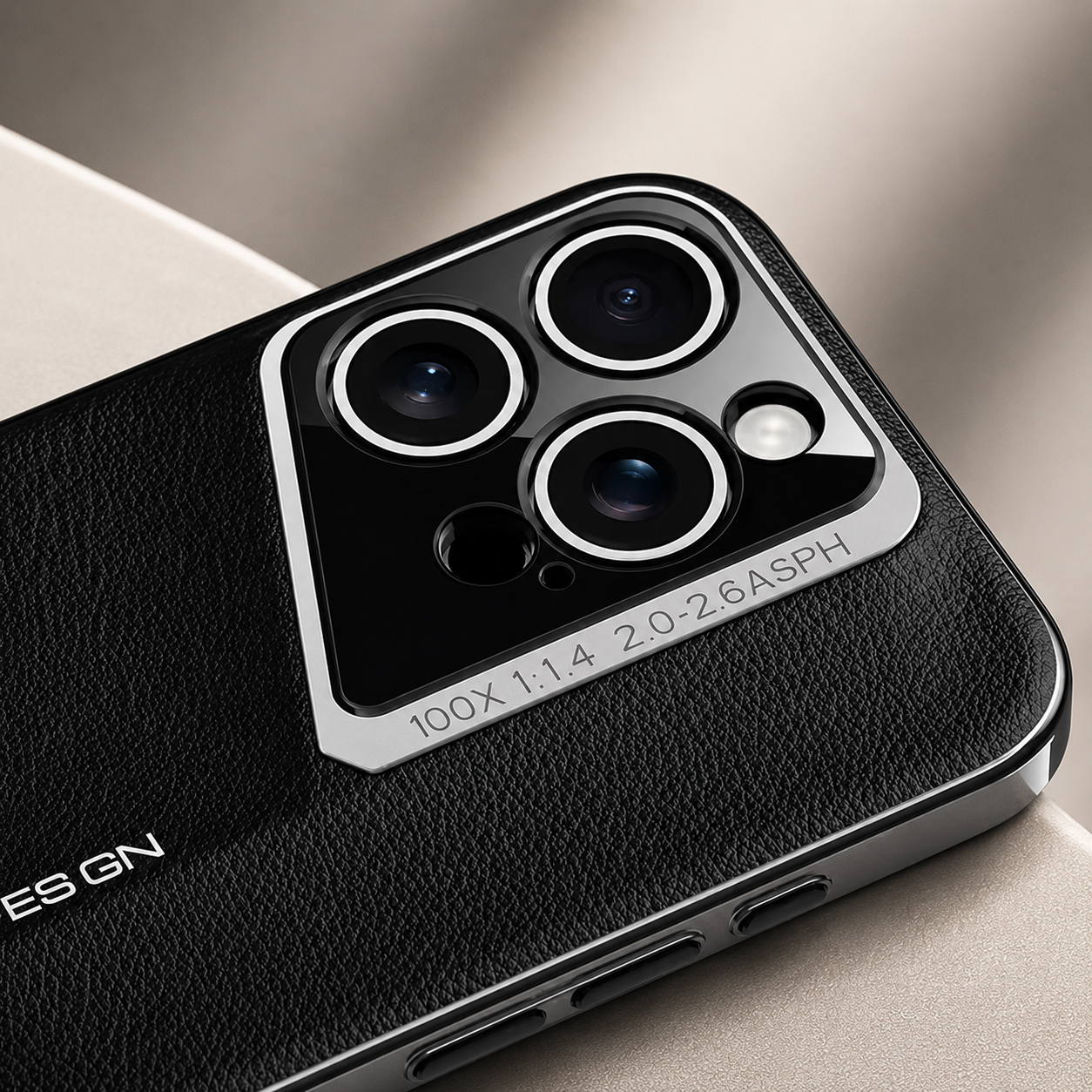 Premium iPhone Case Genuine Leather Protective Cover Camera Lens Protection Shockproof Anti Slip Grip Hard Back Slim Design