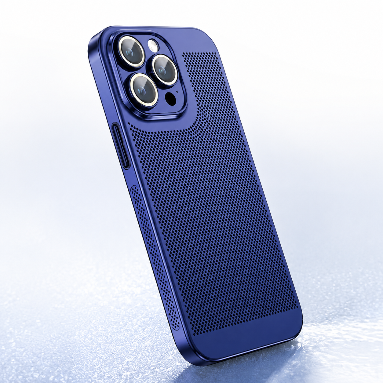 Premium iPhone Case Heat Dissipation Cooling Cover Anti Fingerprint Anti Scratch PC Shell Non Slip Lightweight Protective Design with Ventilated Airflow Structure