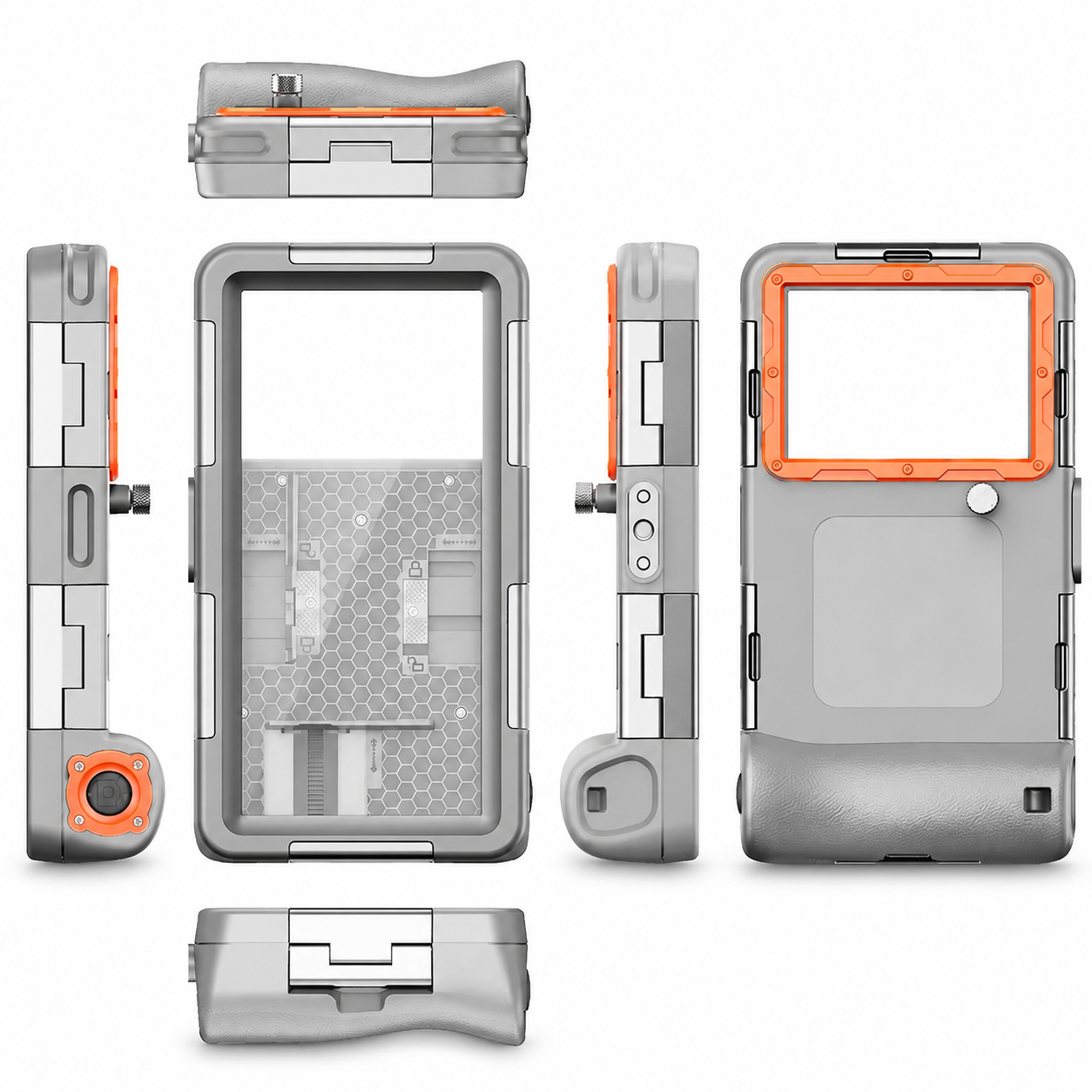 Premium iPhone Case IP68 Waterproof Diving Pouch with Camera Lens Protection, Shockproof PC TPU Construction, Underwater Photography Design