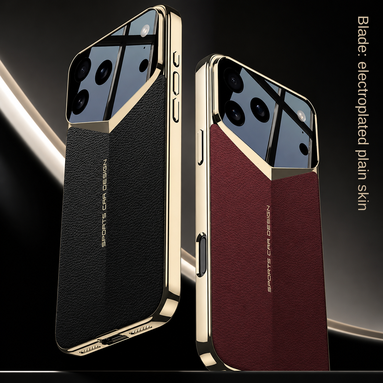 Premium iPhone Case Leather Cover Camera Lens Protection Shockproof Anti Fingerprint Non Slip Grip Ultra Thin Full Coverage Design Durable Protective Case Luxury Finish
