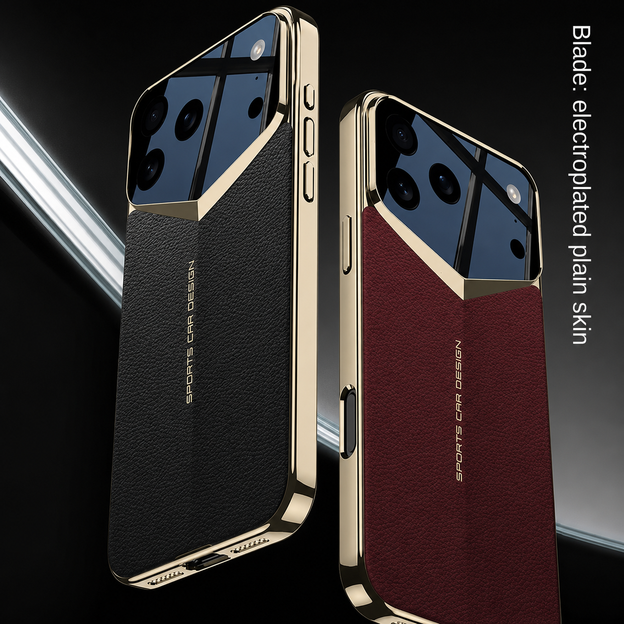 Premium iPhone Case Leather Cover Camera Lens Protection Shockproof Anti Fingerprint Non Slip Grip Ultra Thin Full Coverage Design Durable Protective Case Luxury Finish