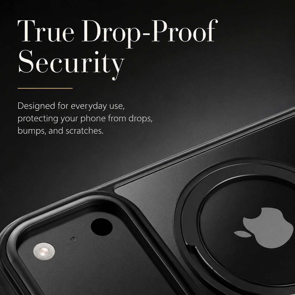 Premium iPhone Case MagSafe Compatible, 360 Degree Rotating Ring Stand, Magnetic Wireless Charging Support, Mechanical Armor Shockproof Design