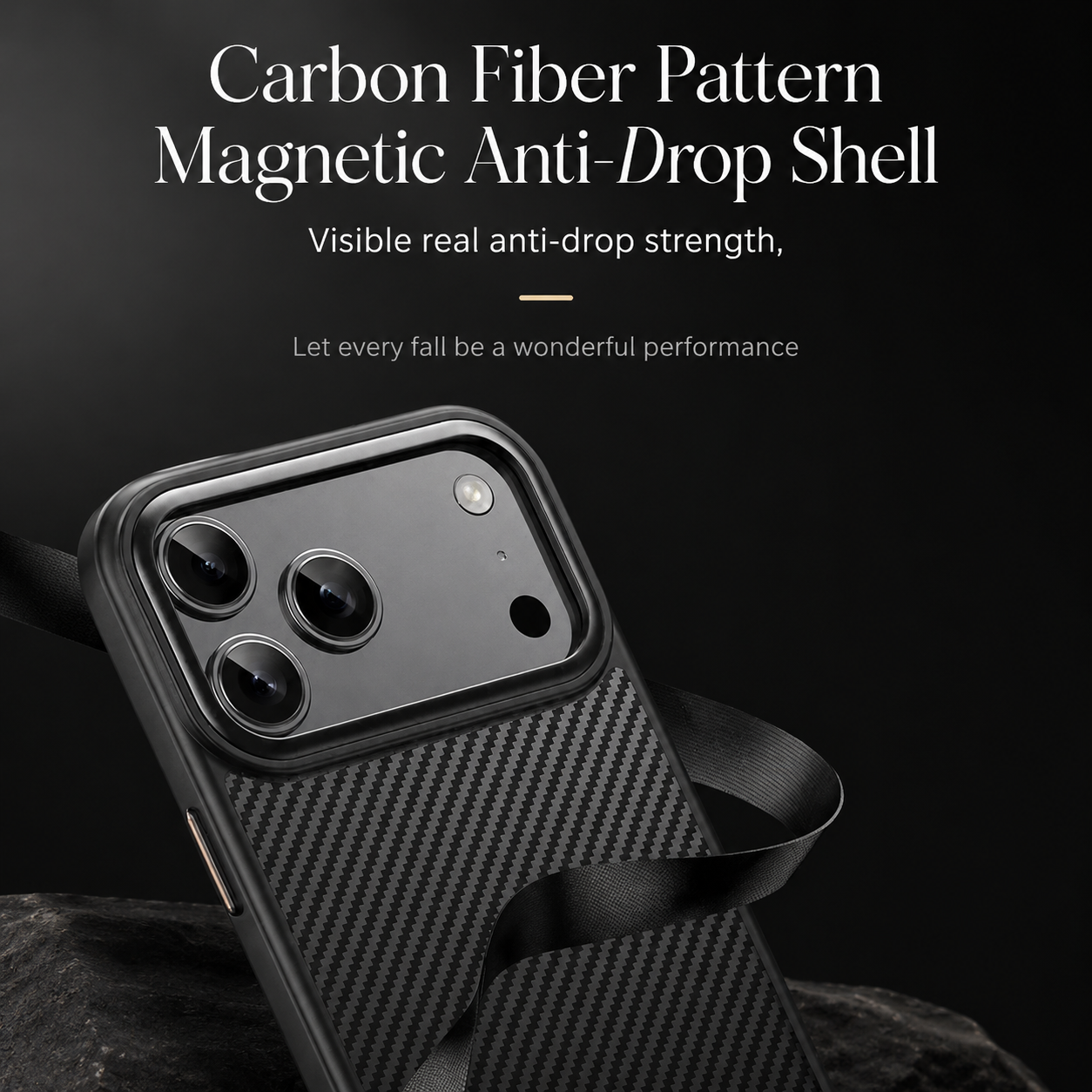 Premium iPhone Case MagSafe Compatible 600D Kevlar Magnetic Cover Carbon Fiber TPU+PC Build Shockproof Anti Fingerprint Slim Protective Shell