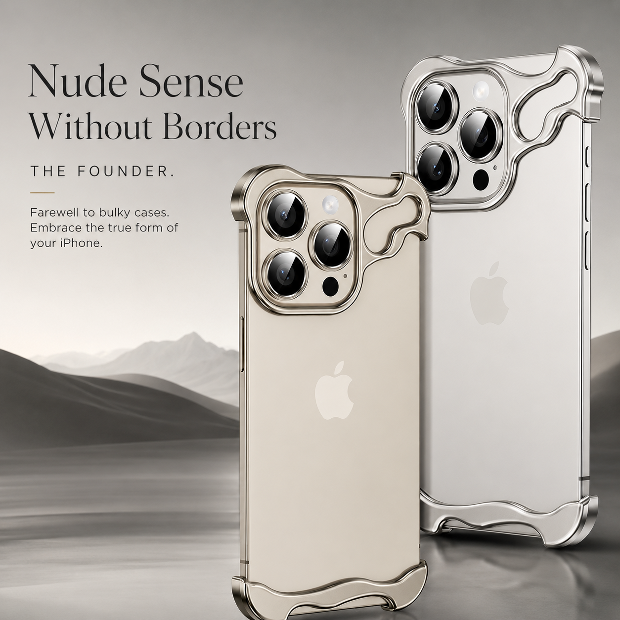 Premium iPhone Case MagSafe Compatible Aluminum Frame Protective Cover Camera Lens Protection Shockproof Ultra Thin Metal Bumper Frameless Design